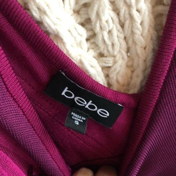 Bebe Corset Look Dress Bandage Pink - Picture 4 of 4